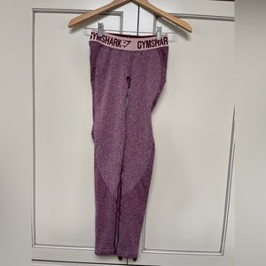 Gymshark Flex seamless leggings, XS, heathered plum, EUC